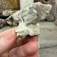 Cargar imagen en el visor de la galería, Cubic Pyrite on Matrix from Spain #14

