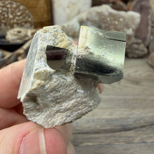 Cargar imagen en el visor de la galería, Cubic Pyrite on Matrix from Spain #14
