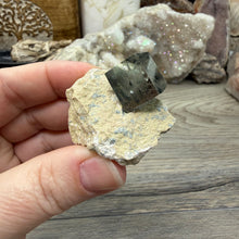 Cargar imagen en el visor de la galería, Cubic Pyrite on Matrix from Spain #15
