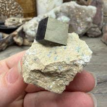 Cargar imagen en el visor de la galería, Cubic Pyrite on Matrix from Spain #15
