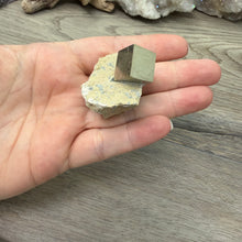 Cargar imagen en el visor de la galería, Cubic Pyrite on Matrix from Spain #15
