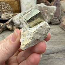 Cargar imagen en el visor de la galería, Cubic Pyrite on Matrix from Spain #16
