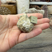 Cargar imagen en el visor de la galería, Cubic Pyrite on Matrix from Spain #18
