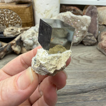将图像加载到图库查看器中，Cubic Pyrite on Matrix from Spain #19
