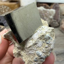将图像加载到图库查看器中，Cubic Pyrite on Matrix from Spain #19
