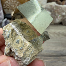 Cargar imagen en el visor de la galería, Cubic Pyrite on Matrix from Spain #20
