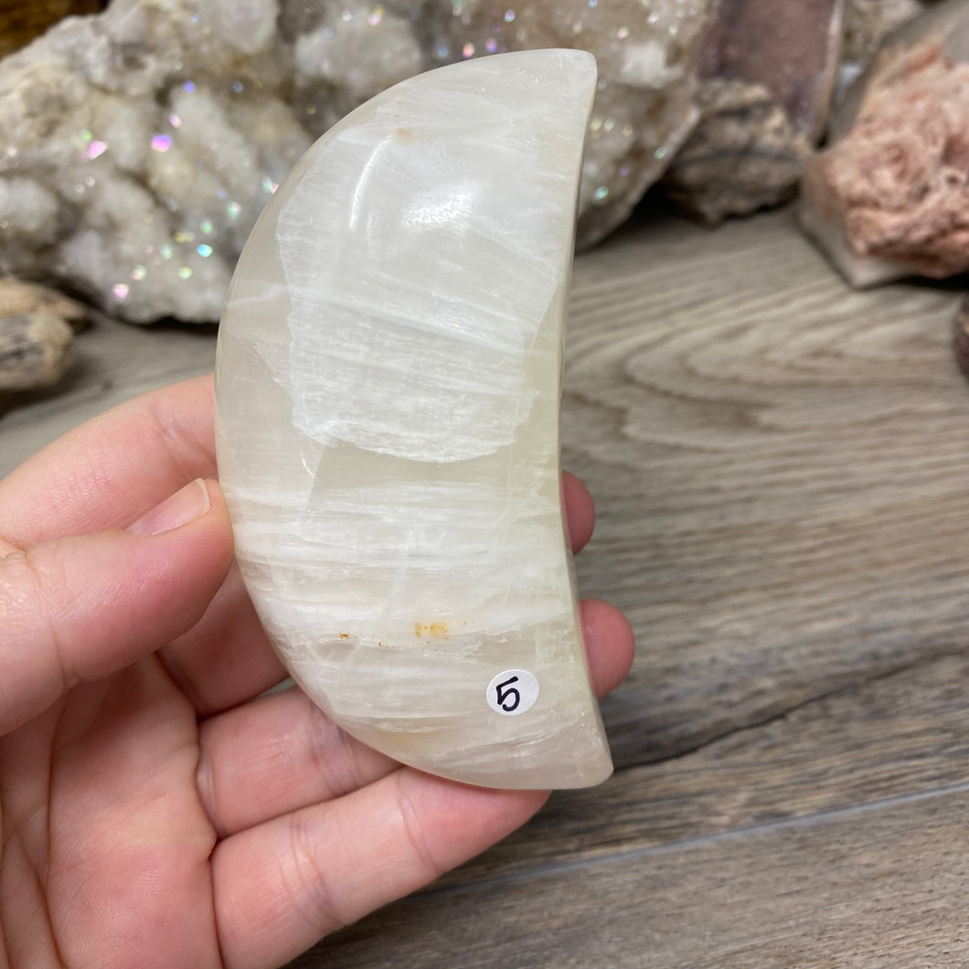 Lemon Calcite Moon #05