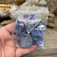 Load image into Gallery viewer, Sodalite Small Rough Slabs Set #02
