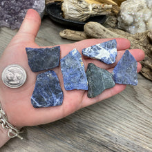 Load image into Gallery viewer, Sodalite Small Rough Slabs Set #03
