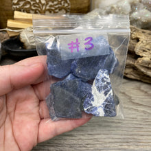 Load image into Gallery viewer, Sodalite Small Rough Slabs Set #03
