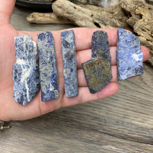 Load image into Gallery viewer, Sodalite Small Rough Slabs Set #04
