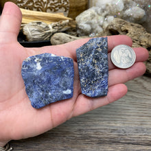 Load image into Gallery viewer, Sodalite Small Rough Slabs Set #13
