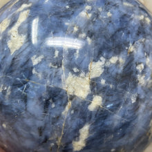 Load image into Gallery viewer, Dumortierite &quot;Blue Quartz&quot; Large Sphere #02 - 3.05&quot; / 77mm
