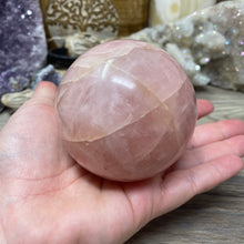 Load image into Gallery viewer, Rose Quartz Sphere #04 - 2.86&quot; / 72mm
