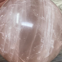 Load image into Gallery viewer, Rose Quartz Sphere #05 - 2.86&quot; / 72mm

