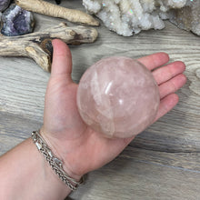 Load image into Gallery viewer, Rose Quartz Sphere #06 - 2.90&quot; / 73mm
