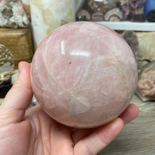 Load image into Gallery viewer, Rose Quartz Sphere #09 - 3.62&quot; / 92mm

