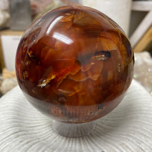 Load image into Gallery viewer, Carnelian 70mm / 2.78&quot; Sphere #5
