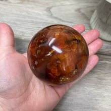 Load image into Gallery viewer, Carnelian 70mm / 2.78&quot; Sphere #5
