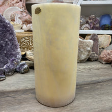 Load image into Gallery viewer, Onyx 8&quot; Cylinder Lamp from Mexico
