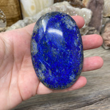 Load image into Gallery viewer, Lapis Lazuli Palm Stone #02 - 3.19&quot; x 2.16&quot; x 0.89&quot;
