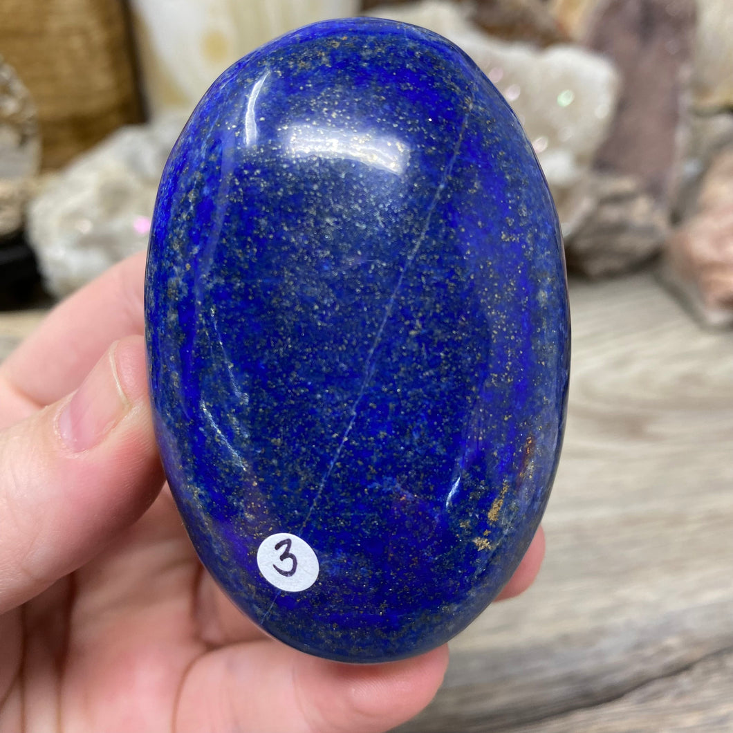 Lapis Lazuli Palm Stone #03 - 2.77