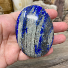 将图像加载到图库查看器中，Lapis Lazuli Palm Stone #04 - 2.85&quot; x 2.08&quot; x 0.92&quot;
