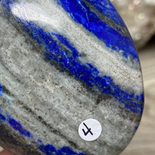 Carica l&#39;immagine nel visualizzatore di Gallery, Lapis Lazuli Palm Stone #04 - 2.85&quot; x 2.08&quot; x 0.92&quot;
