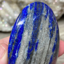 Load image into Gallery viewer, Lapis Lazuli Palm Stone #04 - 2.85&quot; x 2.08&quot; x 0.92&quot;
