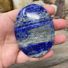 将图像加载到图库查看器中，Lapis Lazuli Palm Stone #07 - 2.82&quot; x 2.10&quot; x 0.84&quot;
