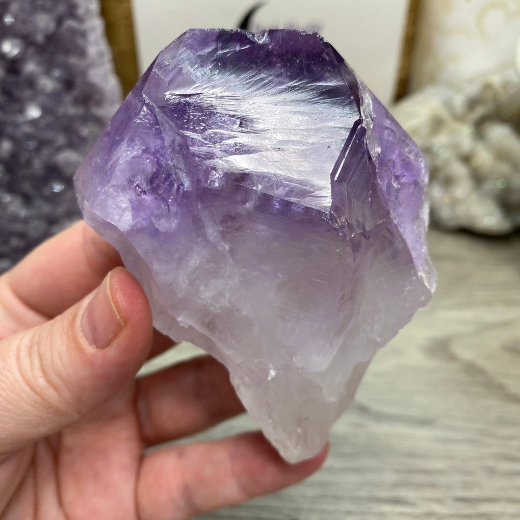 Natural Amethyst Point from Brazil #02