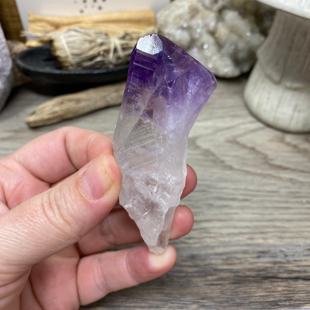 Natural Amethyst Point from Brazil #13