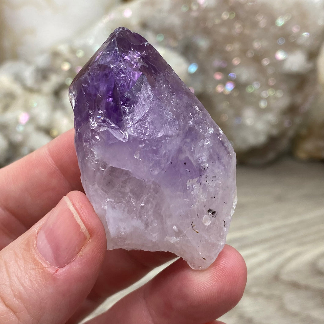 Natural Amethyst Point from Brazil #23