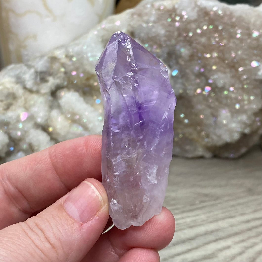 Natural Amethyst Point from Brazil #28