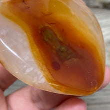 Load image into Gallery viewer, Carnelian Heart Palm Stone #12
