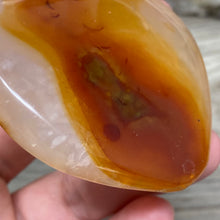 Cargar imagen en el visor de la galería, Carnelian Heart Palm Stone #12
