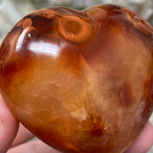 Load image into Gallery viewer, Carnelian Heart Palm Stone #14
