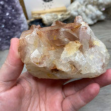Load image into Gallery viewer, Red / Tangerine Quartz Cluster #003

