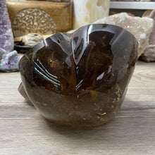 Load image into Gallery viewer, Rutilated Smoky Quartz Large Heart Sculpture
