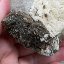 Cargar imagen en el visor de la galería, Smoky Quartz Specimen with Albite and Muscovite
