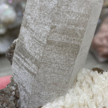 Load image into Gallery viewer, Smoky Quartz Specimen with Albite and Muscovite
