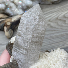 Cargar imagen en el visor de la galería, Smoky Quartz Specimen with Albite and Muscovite
