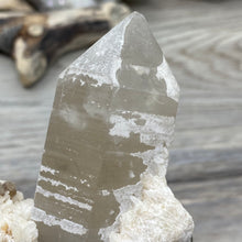 Load image into Gallery viewer, Smoky Quartz Specimen with Albite and Muscovite
