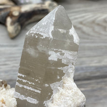 Cargar imagen en el visor de la galería, Smoky Quartz Specimen with Albite and Muscovite
