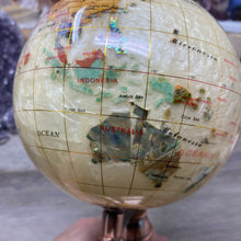 Load image into Gallery viewer, 12&quot; Inlaid Globe #02

