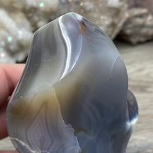 Chargez l&#39;image dans la visionneuse de la galerie, Orca Agate Stone Flame ~ 4.01&quot; x 2.75&quot; x 2.62&quot;
