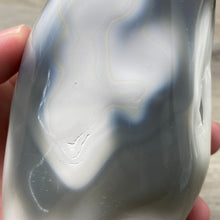 Load image into Gallery viewer, Orca Agate Stone Freeform ~ 4.28&quot; x 2.20&quot; x 2.45&quot;
