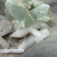 将图像加载到图库查看器中，<transcy>鱼眼石与辉石和绿色绿泥石</transcy>

