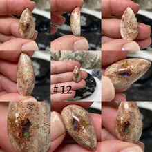 Load image into Gallery viewer, Mexican Fire Opal in Matrix Cabs Under 4 Grams
