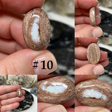 Load image into Gallery viewer, Mexican Fire Opal in Matrix Cabs Under 4 Grams
